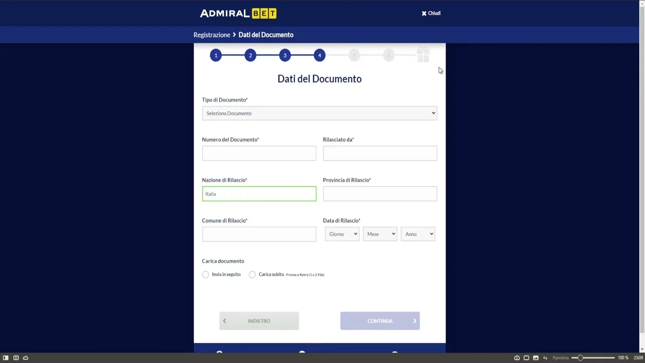 AdmiralBet: en imagen