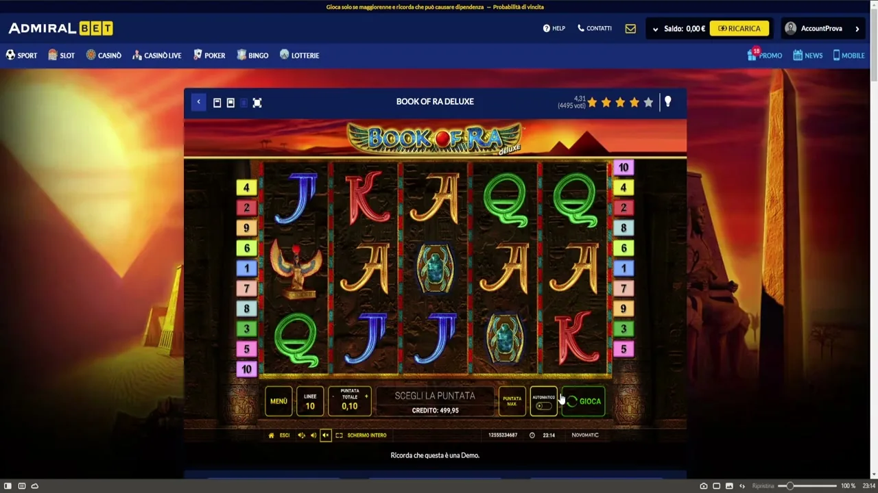 AdmiralBet: en el casino