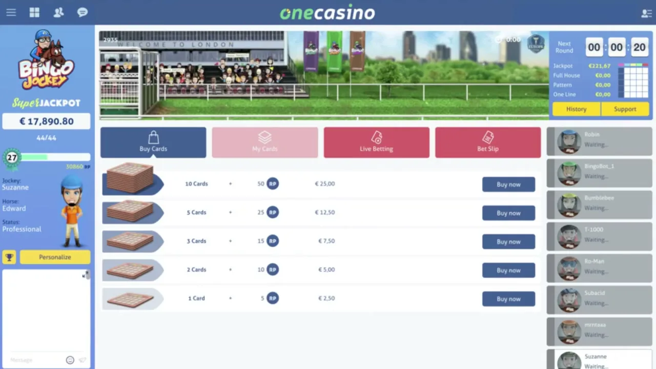 OneCasino: en imagen
