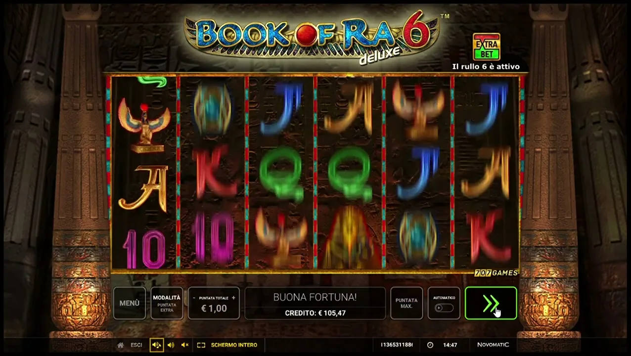 Book of Ra Deluxe: jugabilidad