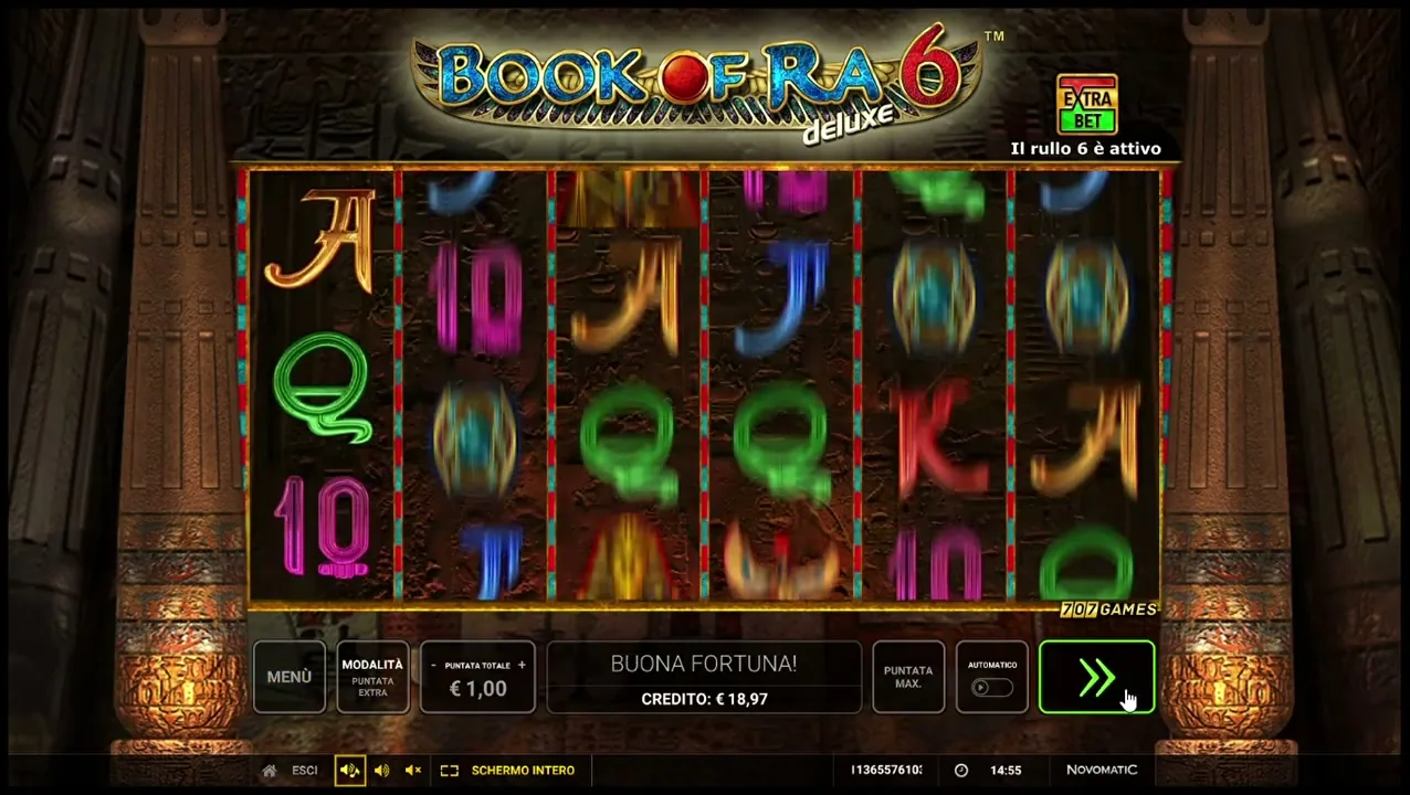 Book of Ra Deluxe: en el casino