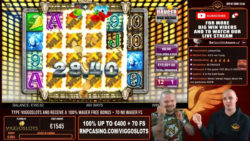 Danger High Voltage: en el casino