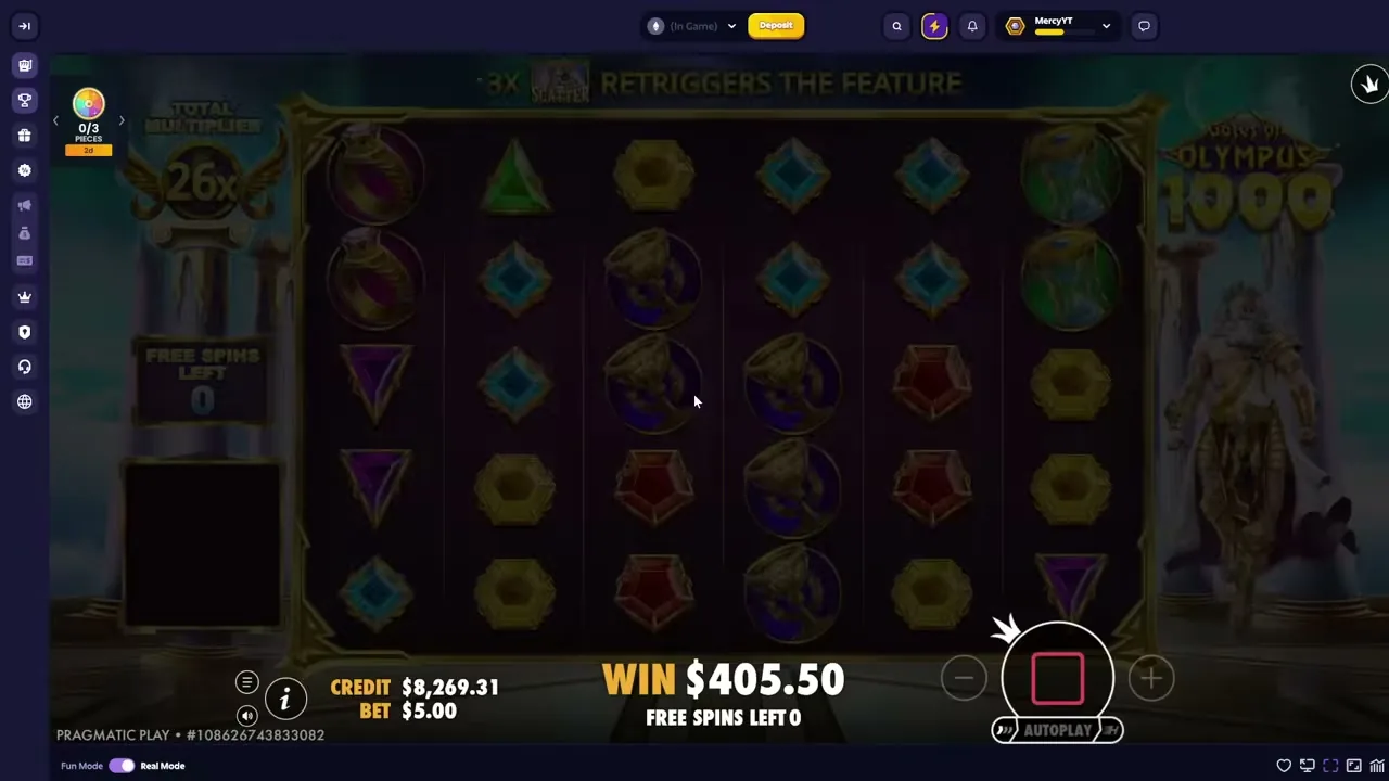 Gates of Olympus 1000: en el casino