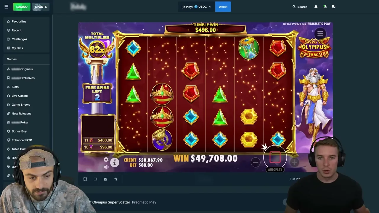 Gates of Olympus: en el casino