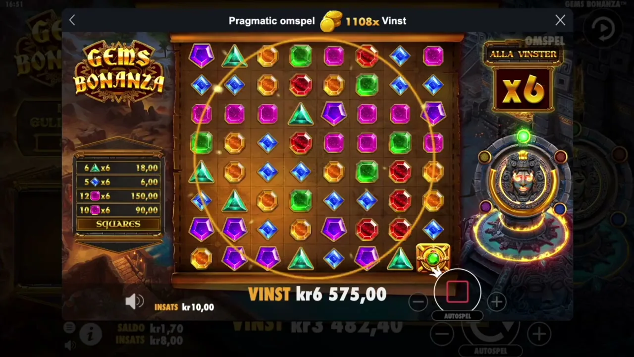 Gems Bonanza: en el casino