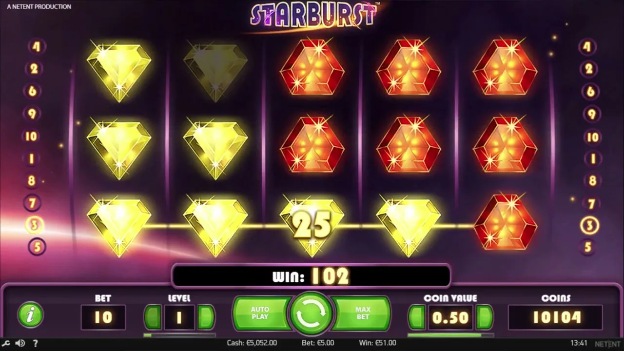 Starburst: jugabilidad