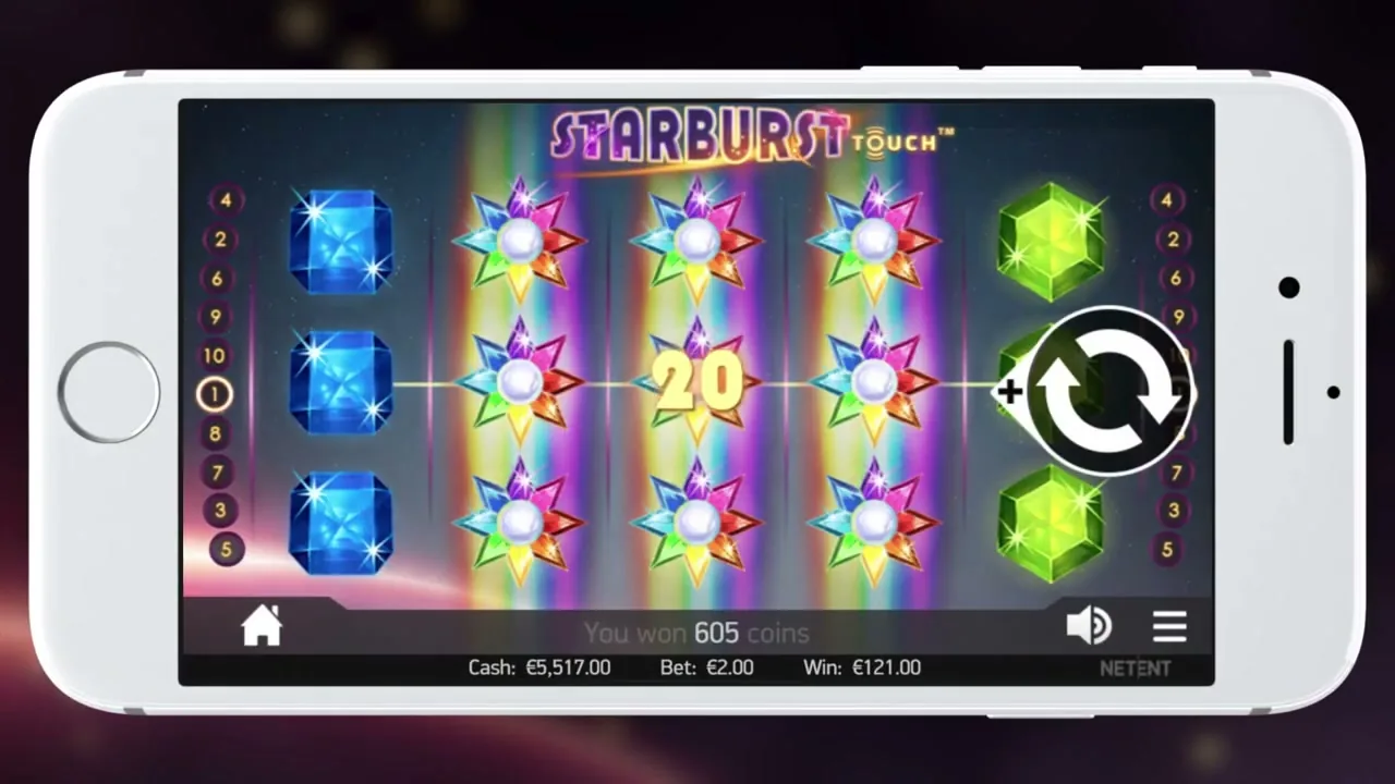 Starburst: pantalla