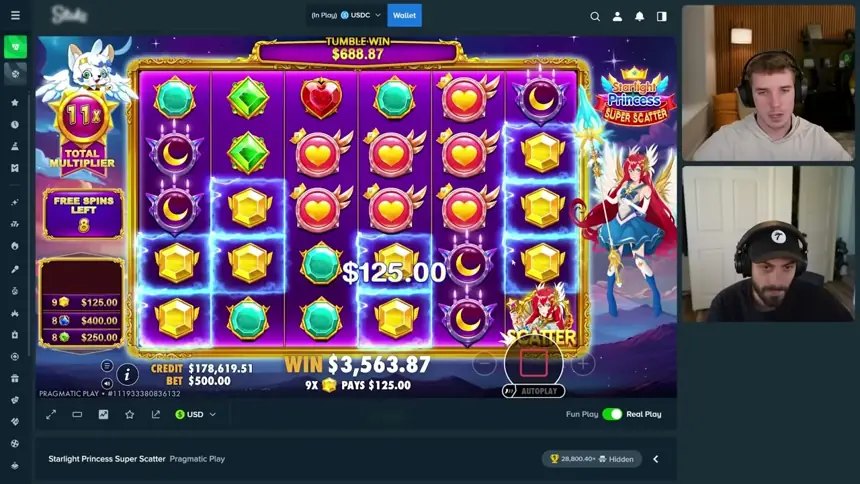 Starlight Princess: en el casino
