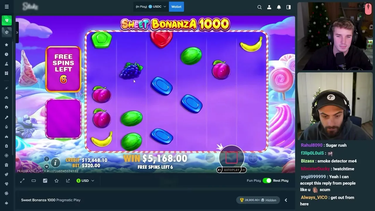 Sweet Bonanza: detalle