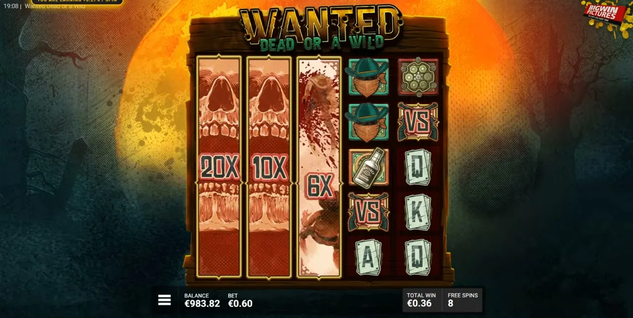 Wanted Dead or a Wild: detalle